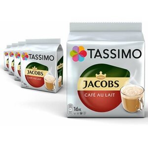 Kávékapszula Tassimo KARTON 5 x Jacobs Cafe Au Lait 184g