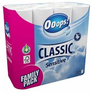 WC papír OOPS! Classic Sensitive (32 db)