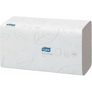 Kéztörlő papír TORK Xpress Multifold Advanced Soft H2, puha, lágy