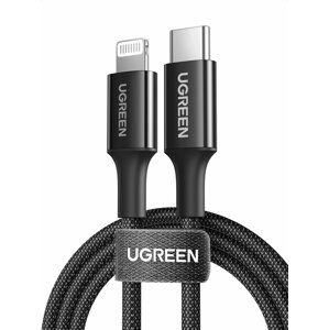 Adatkábel UGREEN USB-C to Lightning Cable 1m Black