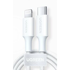 Adatkábel UGREEN USB-C to Lightning Cable 1m White
