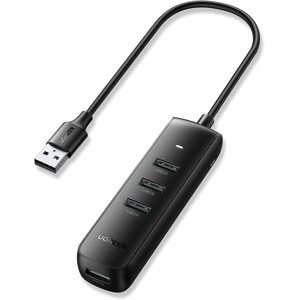 USB Hub UGREEN USB 3.0 4-Port Hub 0.25m (Black)