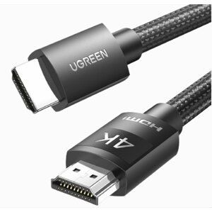 Videokábel UGREEN 4K HDMI Cable Male to Male Braided 1 m