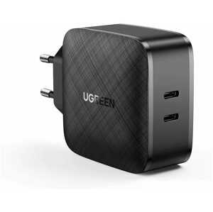 Töltő adapter UGREEN PD Fast Charger EU (Black)