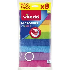 Törlőkendő VILEDA Colors mikroszálas törlőkendő, 8 db