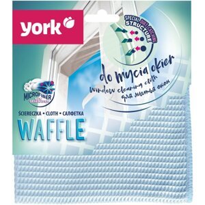 Törlőkendő York Waffle Mikroszálas ablaktisztító kendő 1 db
