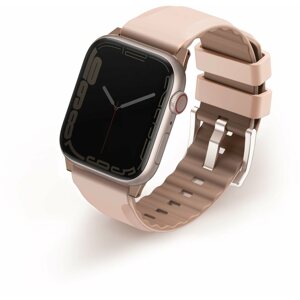 Szíj UNIQ Linus Linus Airsoft Apple Watch 38/40/41mm szilikon - rózsaszín