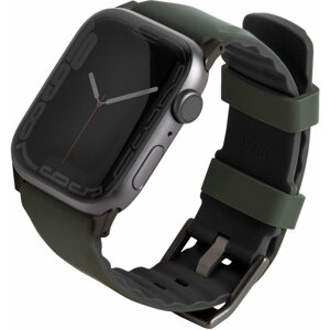 Szíj UNIQ Linus Airsoft Apple Watch 42/44/45/Ultra 49mm szilikon - zöld