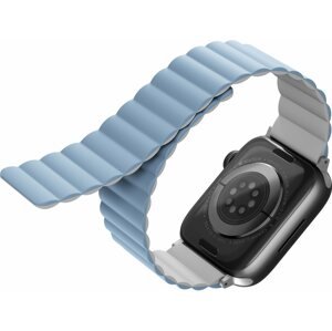 Szíj Uniq Revix Reversible Magnetic Apple Watch 38/40/41mm - fehér/kék