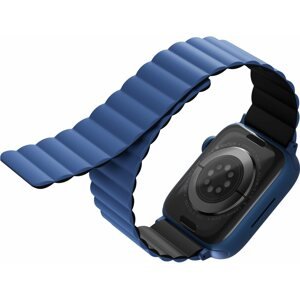 Szíj Uniq Revix Reversible Magnetic Apple Watch 42 / 44 / 45 / Ultra 49mm - kék - fekete