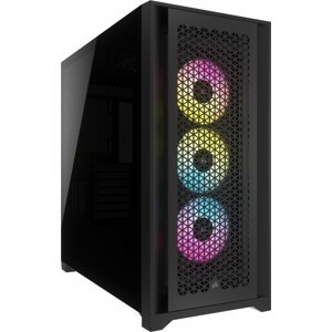 Számítógépház Corsair iCUE 5000D RGB AIRFLOW Black