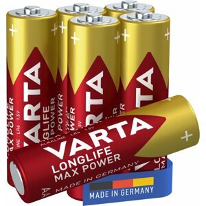 Eldobható elem VARTA Longlife Max Power Alkáli elem AA 4+2 db