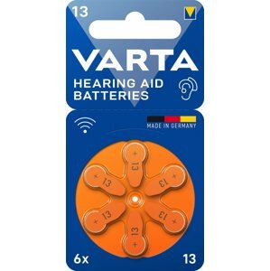 Eldobható elem VARTA Hearing Aid Battery Hallókészülék-elem 13 6 db
