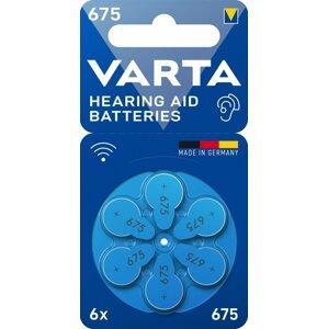 Eldobható elem VARTA Hearing Aid Battery Hallókészülék-elem 675 6 db