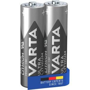 Eldobható elem VARTA Ultra Lithium AA  lítium akkumulátor 2 db