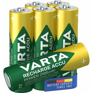 Tölthető elem VARTA Recharge Accu Power Tölthető elem AA 2100 mAh R2U 6 db