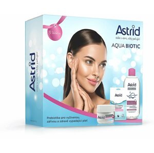 Kozmetikai ajándékcsomag ASTRID AQUA BIOTIC TRIPACK Nappali és éjszakai krém száraz és érzékeny arcbőrre 50 ml + Micellás víz