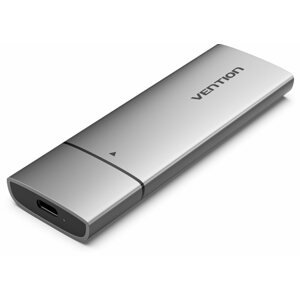 Külső merevlemez ház Vention M.2 NGFF SSD Enclosure (USB 3.1 Gen 2-C) Gray Aluminum Alloy Type