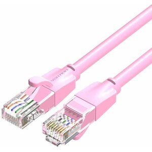 Hálózati kábel Vention Cat.6 UTP Patch Cable, 1m, rózsaszín