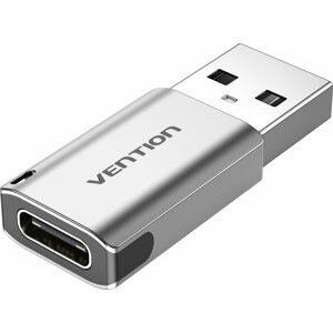 Átalakító Vention USB 3.0 (M) to USB-C (F) Adapter Gray Aluminum Alloy Type