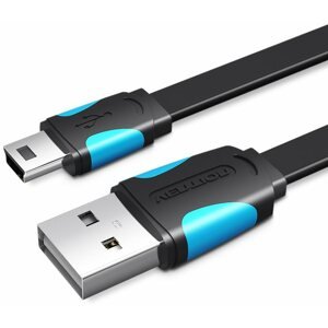 Adatkábel Vention USB2.0 to miniUSB Cable 0.5m Black