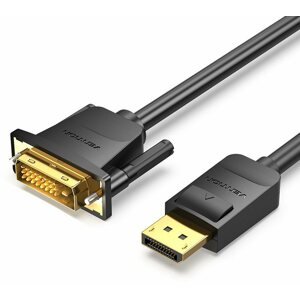 Videokábel Vention DisplayPort (DP) to DVI Cable 1m Black