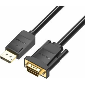 Videokábel Vention DisplayPort (DP) to VGA Cable 1,5m Black