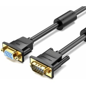 Videokábel Vention VGA Extension Cable 1m Black