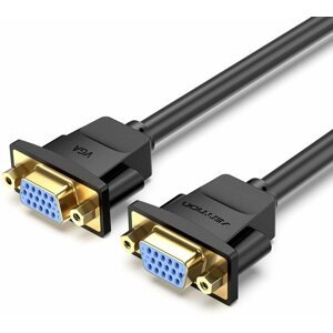 Videokábel Vention VGA Female to Female Extension Cable 1m Black