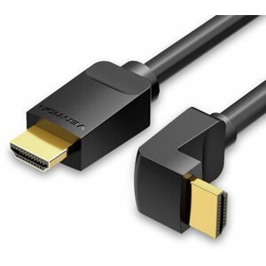 Videokábel Vention HDMI 2.0 Right Angle Cable 90 Degree 1,5m Black