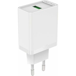 Töltő adapter Vention 1-port USB Wall Quick Charger (18W) White