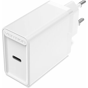 Töltő adapter Vention 1-port USB-C Wall Charger (30W) White