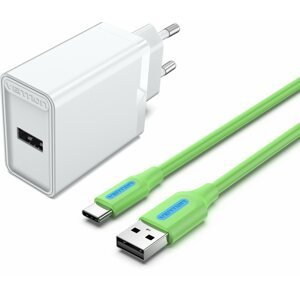 Töltő adapter Vention & Alza Charging Kit (12W + USB-C Cable 1m) Collaboration Type