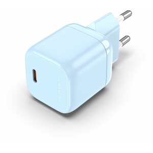 Töltő adapter Vention 1-port Stylish USB-C GaN Charger (30W) Blue