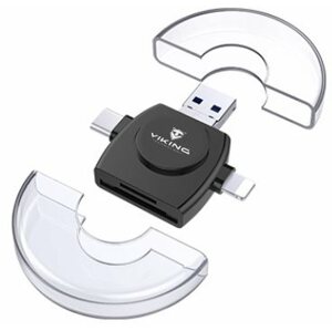 Kártyaolvasó VIKING V4 USB 3.0 4in1 Black