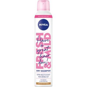 Szárazsampon NIVEA Dry Shampoo Medium Tones 200 ml