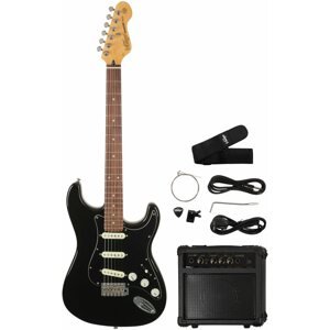 Elektromos gitár VINTAGE V60 Coaster Pack Gloss Black