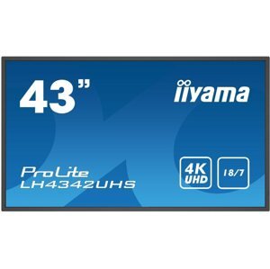 Nagyformátumú kijelző 43" iiyama ProLite LH4342UHS-B3