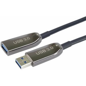 Adatkábel PremiumCord USB-A/Male 3.0 to USB-A/Female - 15m, optikai, hosszabbító, AOC