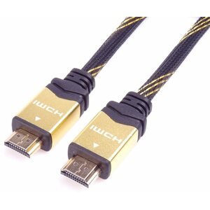 Videokábel PremiumCord HDMI 2.0 nagy sebességű + Ethernet HQ kábel, 0,5 m