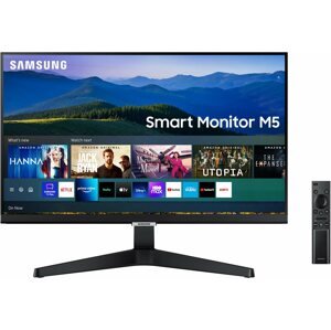 LCD monitor 24" Samsung Smart Monitor M5 fekete