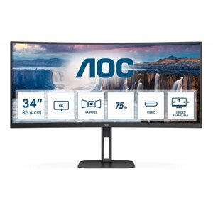 LCD monitor 34" AOC CU34V5C/BK