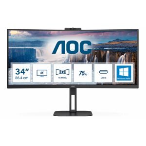 LCD monitor 34" AOC CU34V5CW/BK