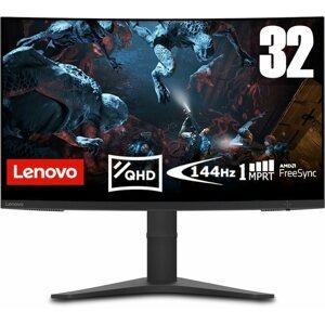 LCD monitor 31.5" Lenovo G32qc-10 fekete