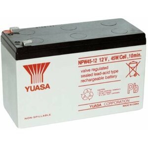 Szünetmentes táp akkumulátor YUASA 12V 7,5Ah Karbantartásmentes ólomakkumulátor NPW45-12