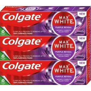 Fogkrém COLGATE Max White Purple Reveal 3x 75 ml