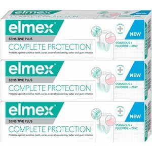Fogkrém ELMEX Sensitive Plus Complete Care 3x 75 ml