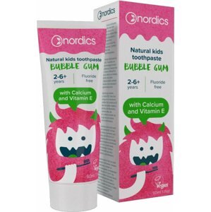Fogkrém NORDICS természetes fogkrém gyermekeknek rágógumi ízesítéssel 50 ml